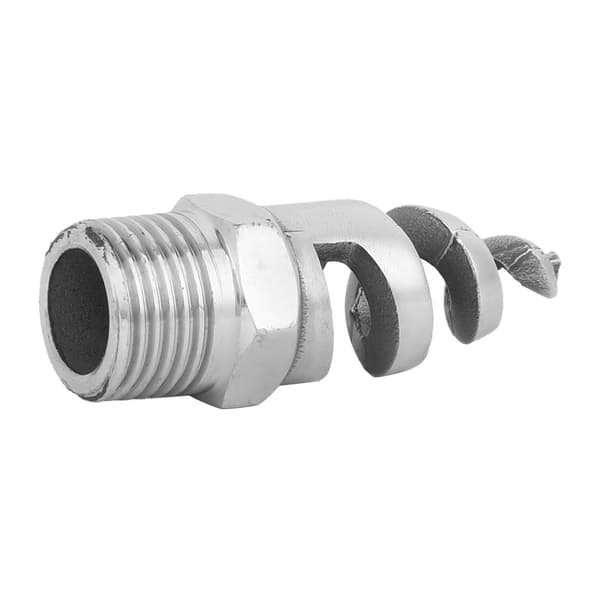 Rustfri stål anti-tilstopnings spiraldyse G1 2 DN15