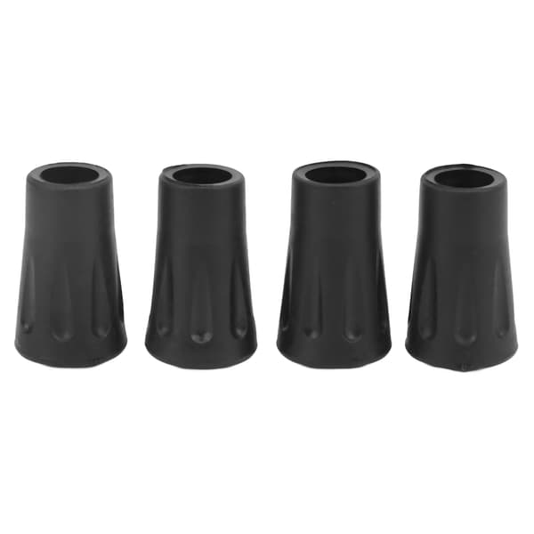 4 gummi erstatningstupper for turstaver med 12 mm hulldiameter