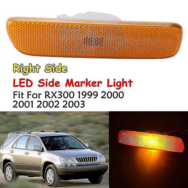Højre Side Til Lexus Rx300 1999-2003 Led Side Signal Markeringslys