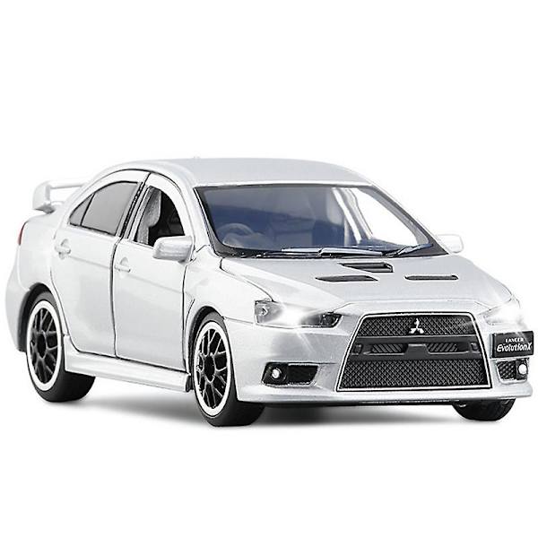 1:32 Mitsubishi Lancer Evo X 10 Aloy Bilmodel Diecast Metal Legetøj Køretøjer Bilmodel Simulering Lyd Light Collection Børnegave