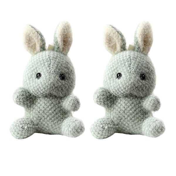 2kpl Riippuva Bunny Decor Bunny Avaimenperä Riipus auton avaimenperä