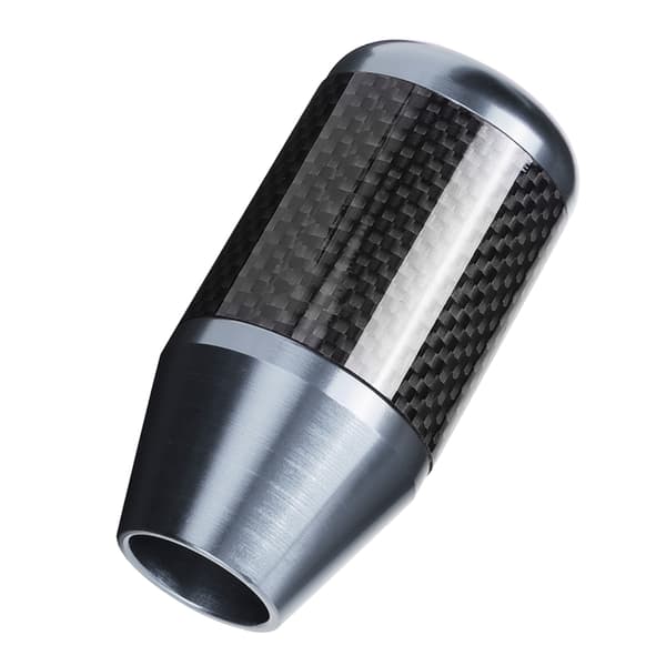 Universal Kolfiber Automatisk Växelspaksknopp Modifier Tillbehör Titanium
