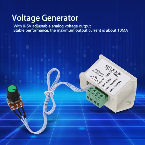 Justerbar spenningsregulatorgeneratorpotensiometer 0-5VDC for PLC industriell kontroll