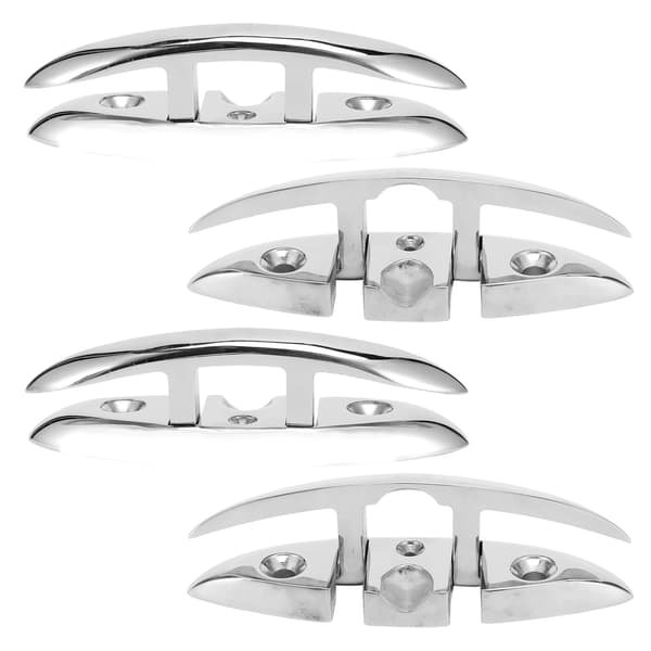 4-pak rustfrit stål foldbare marinebådsklamper 6x2,1 tommer