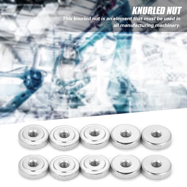 M5 Riflet Tommelfinger Muttere 10 Pakning