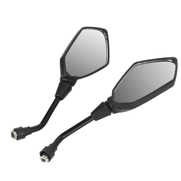 Par Motorcykel Modifikation Universal Bakspejl Motorcykel Tilbehør Sort 8mm