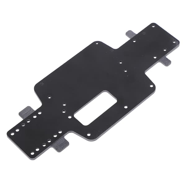 Glasfiber Hovedchassis RC Bil Underkropssæt til WL 1/28 K969 K989 P929 Sort