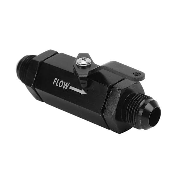 AN10 Bränsle Avstängningsventil 6061 Svart Anodiserad Aluminiumlegering Solid Rostsäker