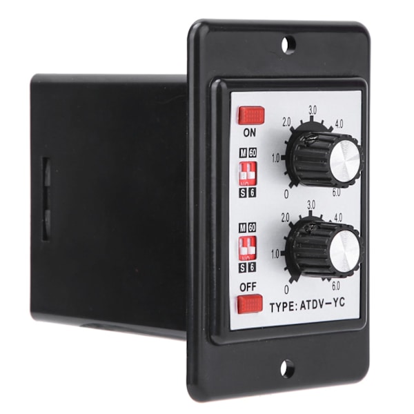 ATDV YC 6S 60M Dubbel Timer Relä Switch DC 24V