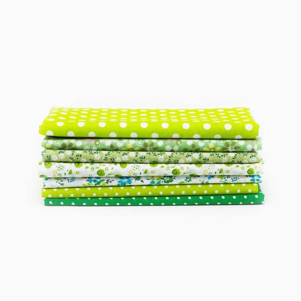 7 delar Diverse Fat Quarter Quilt Bomullstyg Sömnad DIY Set
