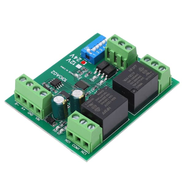 2-kanals RS485 relæmodul 24V DC switch controller til udstyr