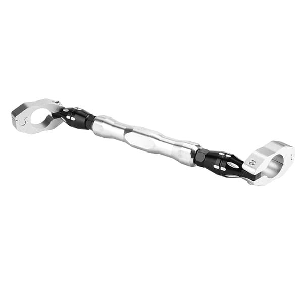 Justerbar Motorcykel Balans Crossbar 7/8\" 22mm Styre Stärka Spak Bar (Silver)