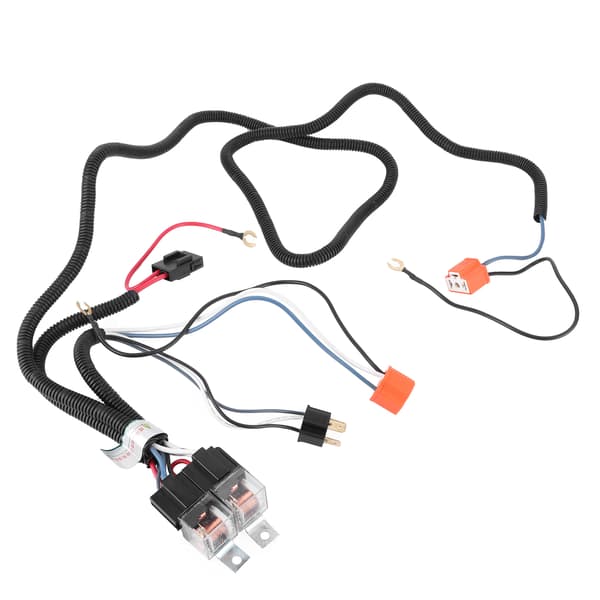2 STK 12V 40A 55W Forlygte Relæ Ledningsnet Kit Høj Effekt Booster Lysner