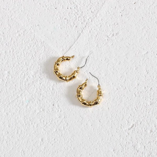 Ørering Metallic Element Circle Hoops Modesmykker Ac7198 C198