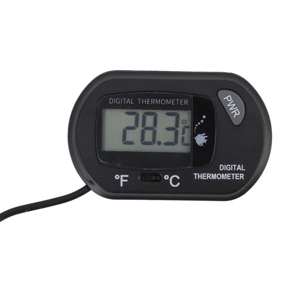 Multifunktionelt digitalt akvarietermometer med høj præcision og LCD-display