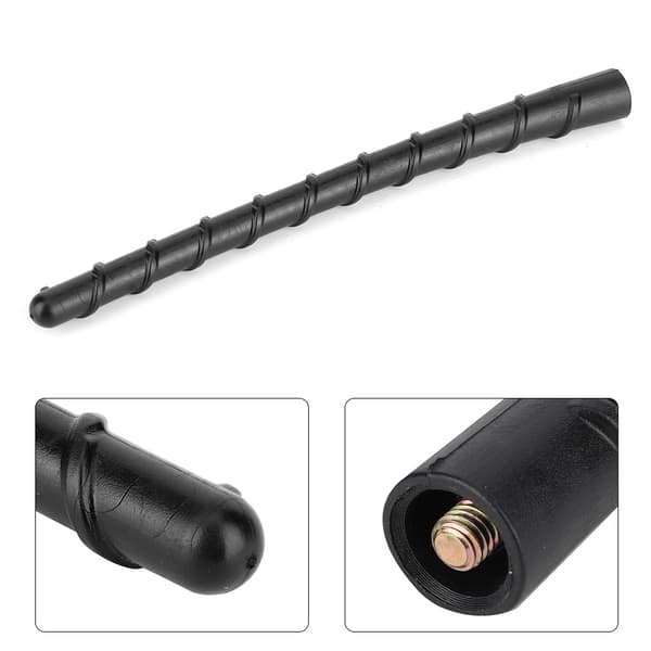 Universal 18cm 7.1 Tommer Bil Sort FM AM Spiral Antennemast til KIA Rio 2