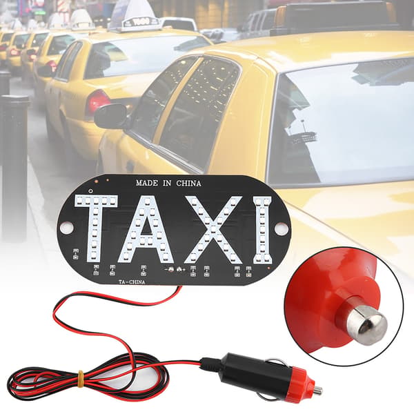 12V Taxi frontrute interiør indikatorlys LED-skilt