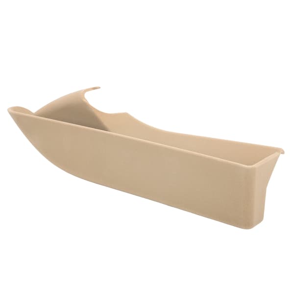 Gearshift Side Storage Box Console Armrest Organizer i Svedeskind Beige Passer til Porsche Cayenne 2018‑2020