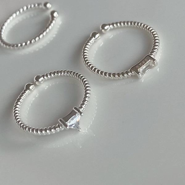 Ringpärlor S925 Silver Modesmycken Ac5456 3