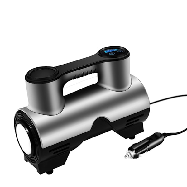 Bil lille bærbar elektrisk luftpumpe 12V højeffekt inflator (trådløst digitalt display)