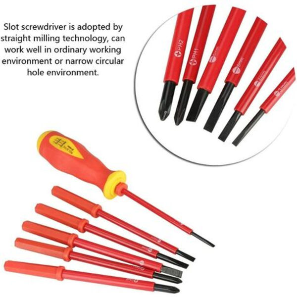 Set, 7 kpl / set Eristetty monitoimi ristisähköasentaja set SL3/SL4/SL5/SL6/PH1/PH2 korjaustyökalu