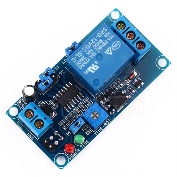 12V DC Fördröjningsrelä Timer Switch Modul