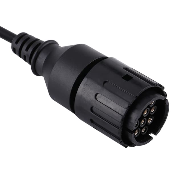 10-pin til 16-pin OBD2 Adapter Diagnostisk Kabel til ICMD Motorcykel