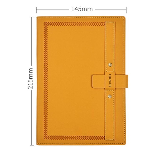 Notebook A5 Retro Tjock Notebook orange