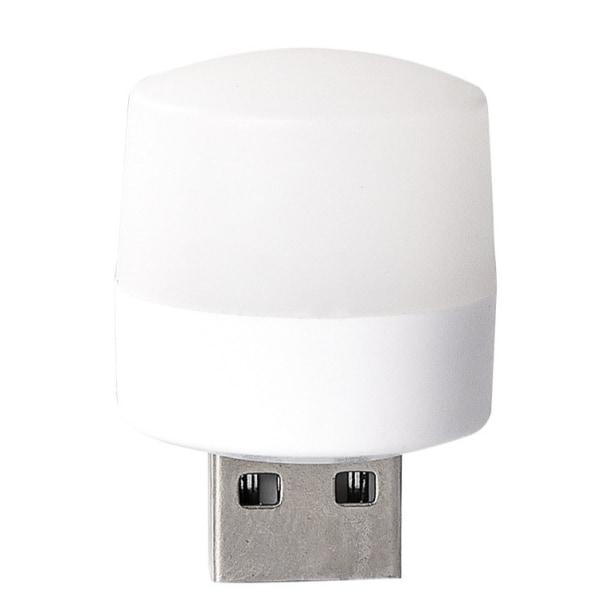 GroupM White Light USB yövalo, LED-pöytälampun lataus