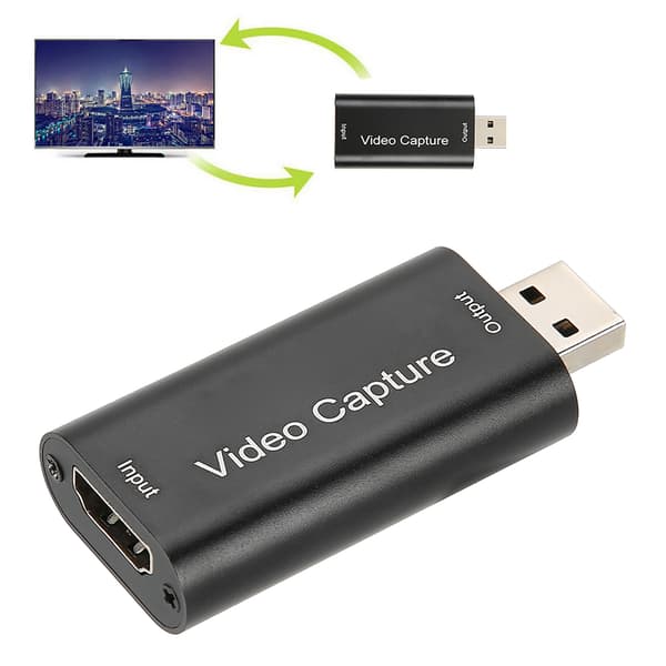 USB 2.0 HD Video Capture Card Portabelt Datortillbehör för Windows Android OS X