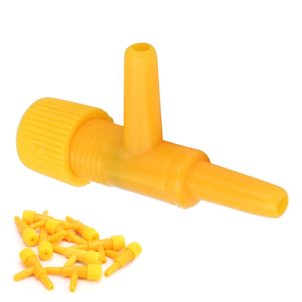 T-formet Plast 2-veis Luftventil Akvarium Luftpumpe Splitter