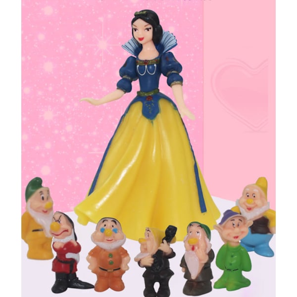 Creative Cake Topper (prinsessafiguuri, 8 pakkauksen koristemalleja, käsinukke)