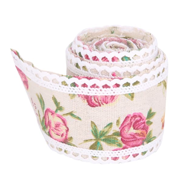 Elegant blondebånd for DIY-håndverk og bryllupskakepynt