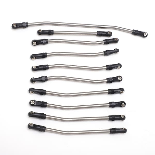 Länkstavsett i rustfritt stål for Axial Wraith 1/10 RC-bil (10 stk)