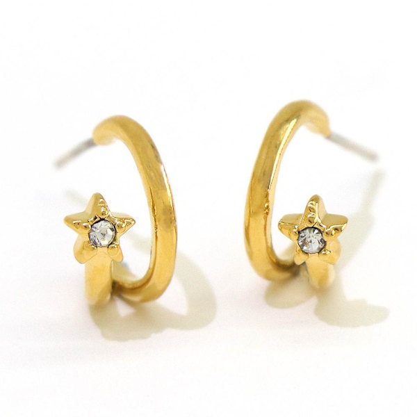 Örhänge Vintage Geometry Stud Modesmycken Ac6116 gold color