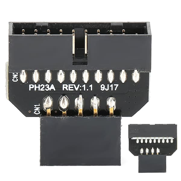 PH23A USB 2.0 9-pin till USB 3.0 19-pin kontaktadapter