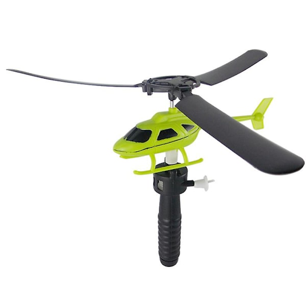 Helikoptre Fly Drawstring For Kids Leker Læring Gaver Utespill God Park Leker 1 Fly 1 Launcher