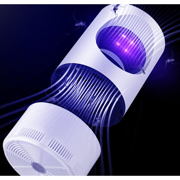 Photocatalyst USB Mosquito Killer -lamppu kotitalouksien LED-hyttyssieppaaja elektroninen hengitettävä hyttysentappaja