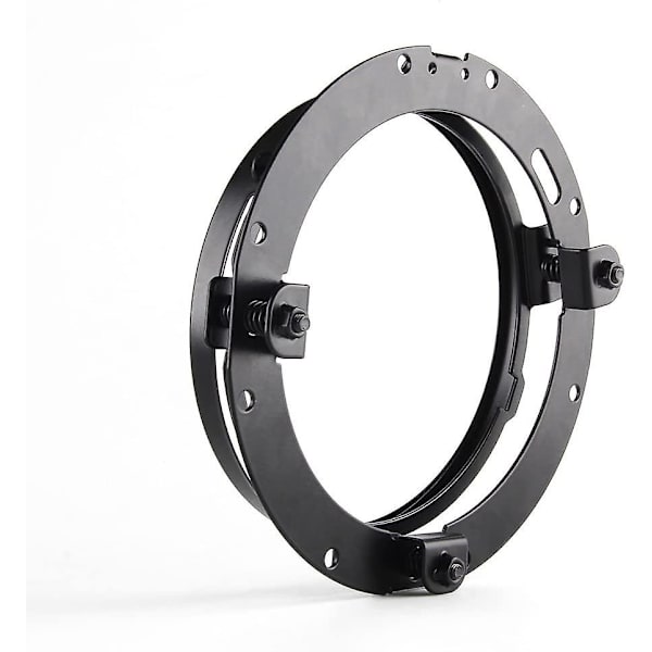 7&quot; Sort Harley Davidson Headlight/street Glide Led Projektor Mount Ring