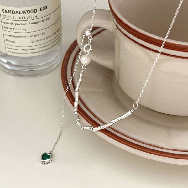 Kaulakoru 925 hopeakorut Heart Stud muotikorut Ac8142