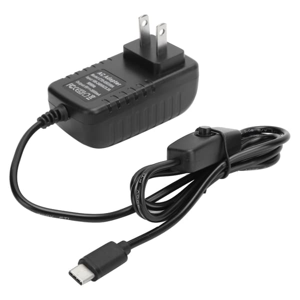 Raspberry Pi 4B 5V 3A Type C -virtalähde virtakytkimellä 100-240V US-pistoke