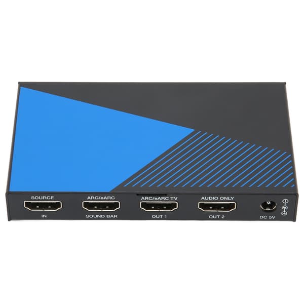 HDMI-processor 4K 60Hz 18Gbps Extraktoromvandlare ARC eARC-stöd 100‑240V US-kontakt
