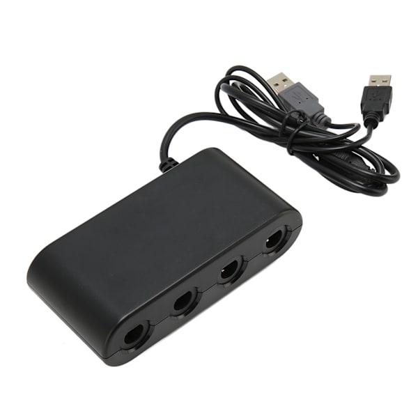 GC Controller Adapter 4 porte 3 i 1 Game Controller Adapter med Turbo Funktion til Switch til Wii U PC