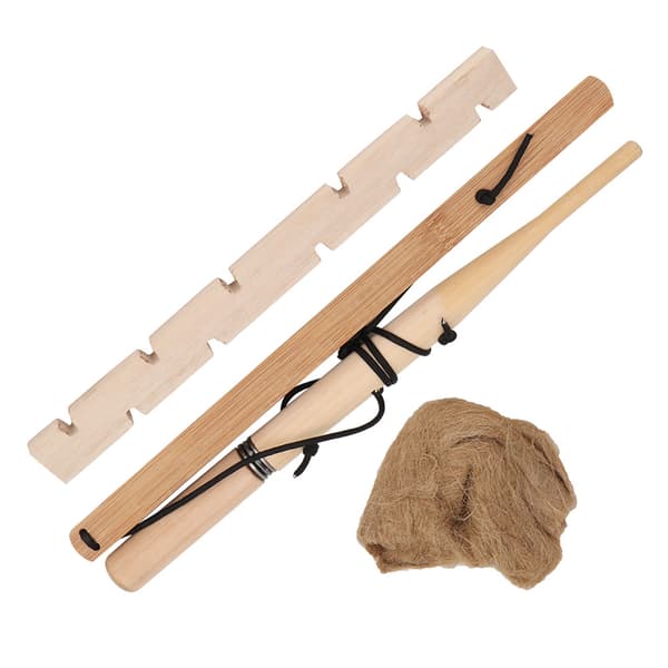 Träborrning Eldgörande Verktyg Överlevnad Nödstartkit för Utomhuscamping (1 Person)