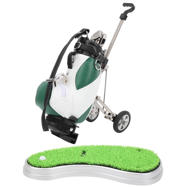 Zinklegering Golf Pennsett 3 Kulepenner Mini Bag Grønn Hvit Base