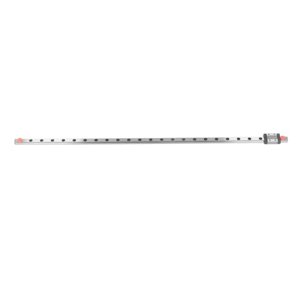 Miniature lineær styreskinne stål lineær bevægelsesglideblok 500 mm