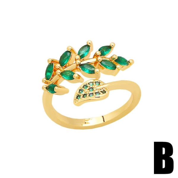 Sormus Vintage Zircon Butterfly Muotikorut Ac10596 C