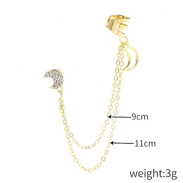 Korvakorut Ear Cuff Clip Star Muotikorut B1943 E221