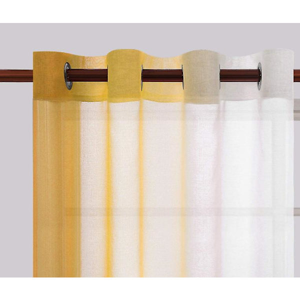 Gradient-oviverho, keltainen, 1,32x2,14*2