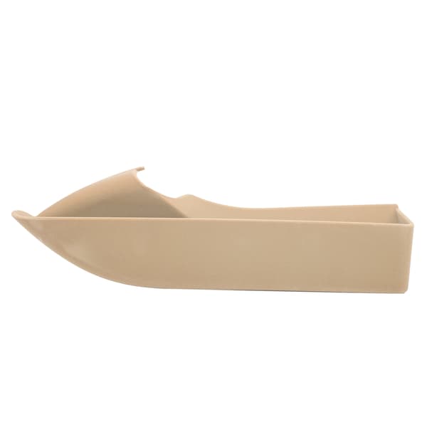 Gearshift Side Storage Box Console Armrest Organizer i Svedeskind Beige Passer til Porsche Cayenne 2018‑2020